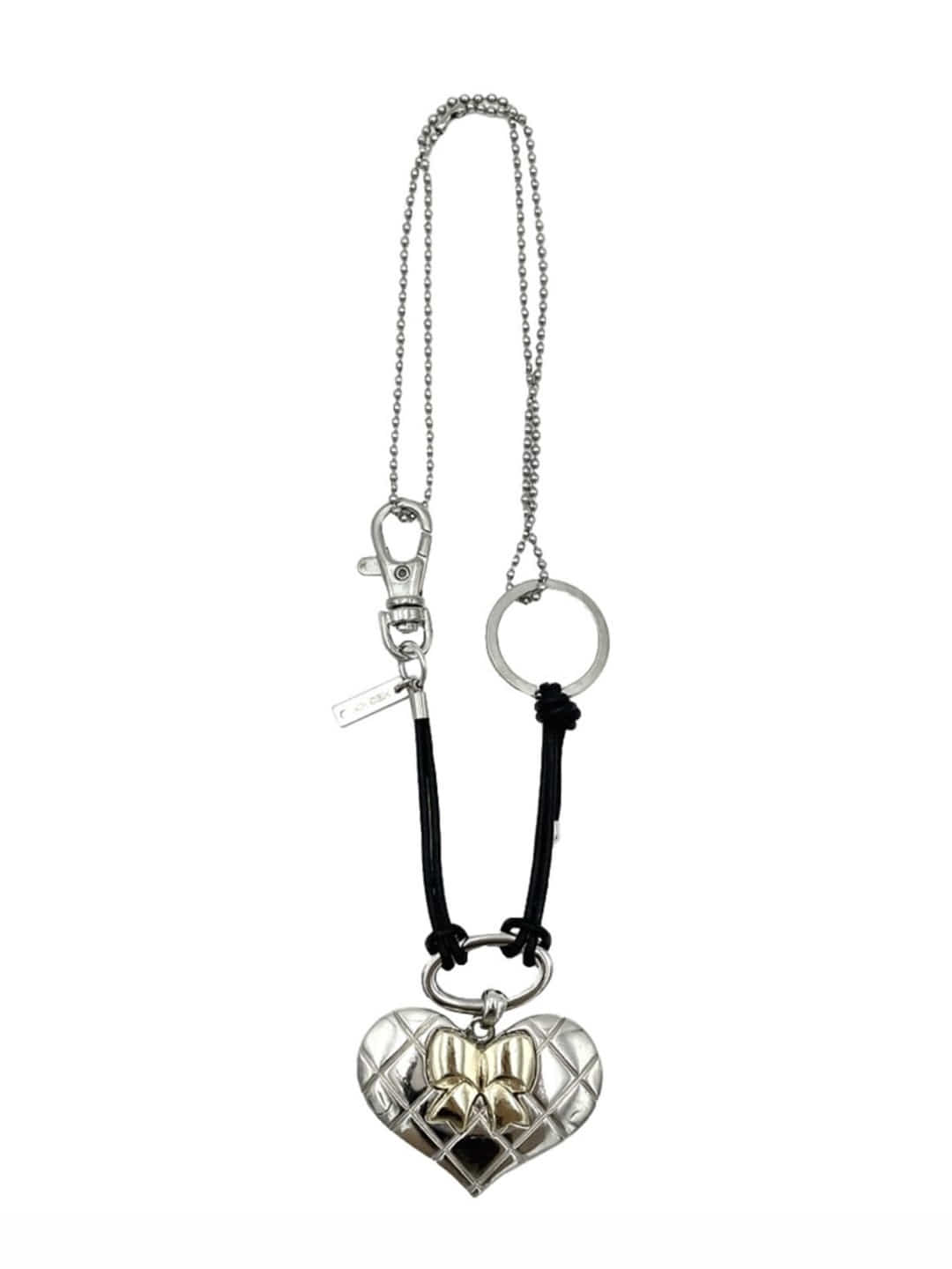 MEG KIMHeart metal necklaces - Ribbon