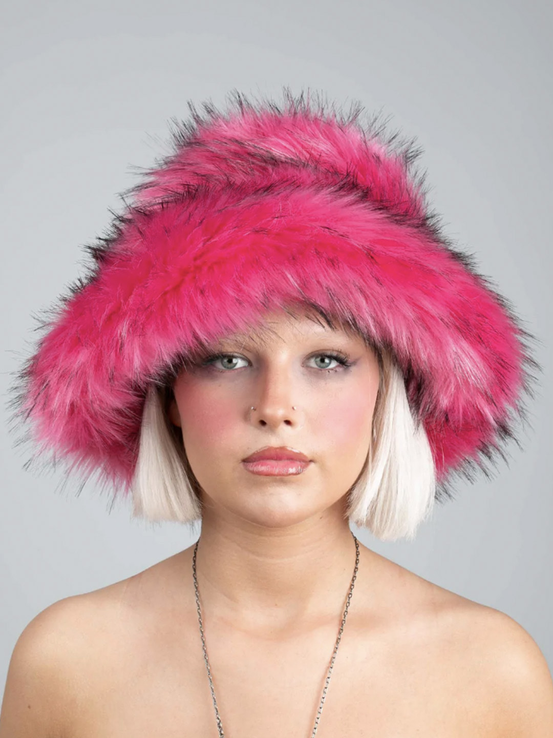RASHHIIIDFaux fur bucket - Hot Pink