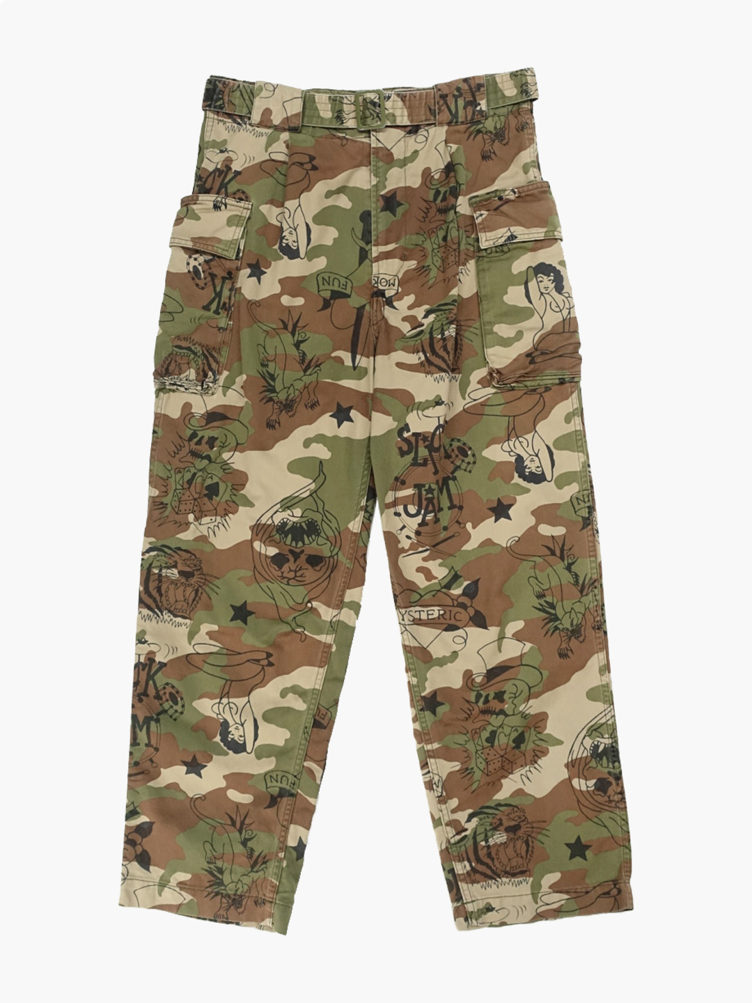 HYSTERIC GLAMOURCamouflage cargo pants
