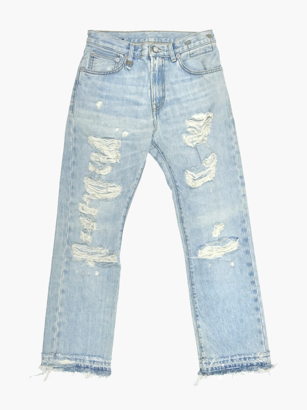 R13Damaged jeans